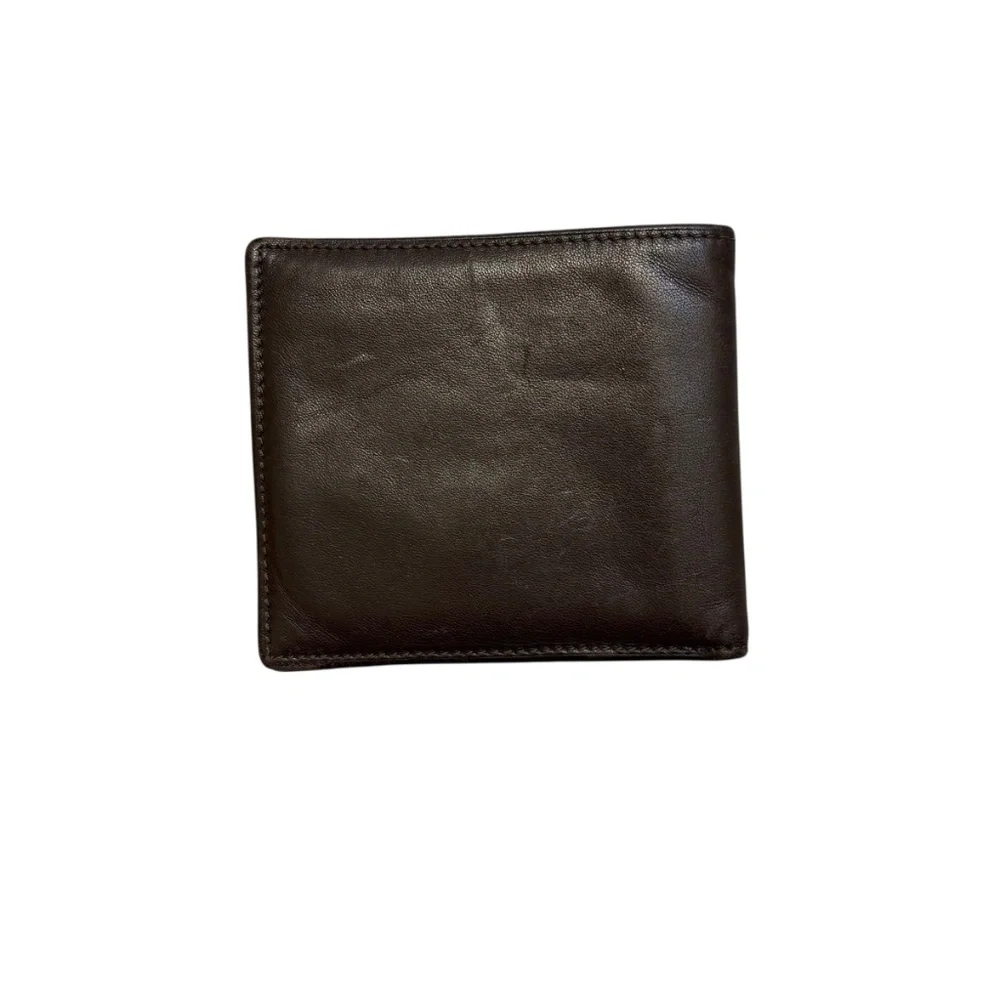 TUMI brown leather men’s wallet